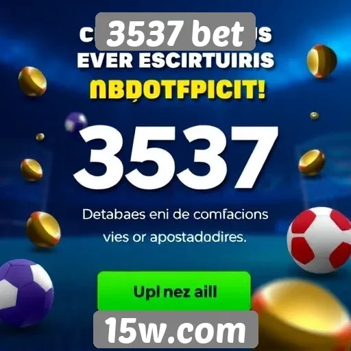 Promoções e bônus atraentes no site 3537 bet